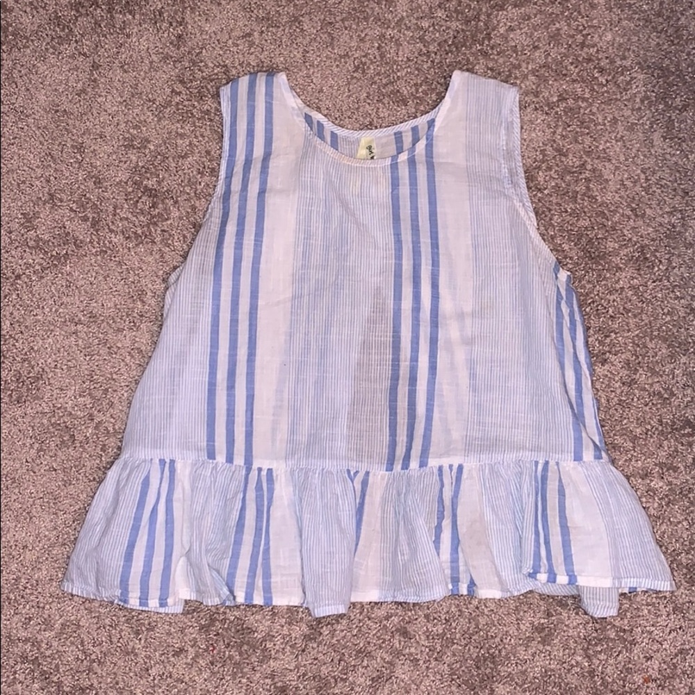 Sheer Stripped top